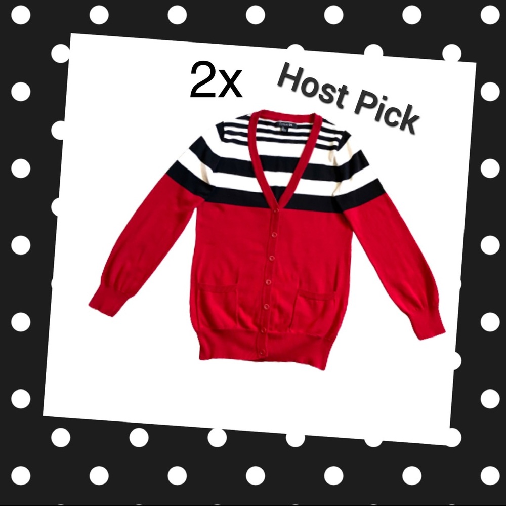 Forever 21 GUC Darling TriColored Cardigan - Picture 1 of 3